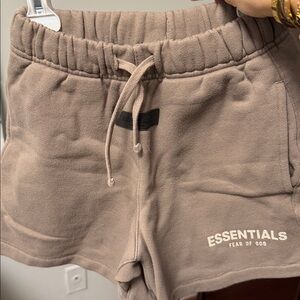 Essentials Fear of God Shorts. Kids size 8